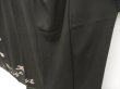 Photo4: 5307T09z640 Vintage Japanese Kimono Silk TSUKESAGE Maple Black (4)
