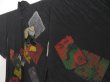 Photo5: 5307T11z590 Vintage Japanese Kimono Silk HAORI  Black (5)