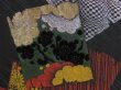 Photo7: 5307T11z590 Vintage Japanese Kimono Silk HAORI  Black (7)