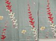 Photo3: 5308T05z480 Antique Japanese Kimono Silk HAORI Plum branch Blue-Gray (3)