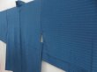 Photo2: 5308T07z520 Vintage Japanese Kimono Silk HAORI  Dull blue (2)