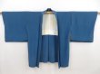 Photo5: 5308T07z520 Vintage Japanese Kimono Silk HAORI  Dull blue (5)