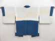 Photo6: 5308T07z520 Vintage Japanese Kimono Silk HAORI  Dull blue (6)