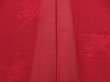 Photo3: 5308T08z300 Vintage Japanese Kimono Silk See through HAORI Flower Dark red (3)