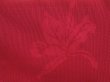 Photo4: 5308T08z300 Vintage Japanese Kimono Silk See through HAORI Flower Dark red (4)