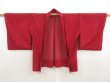 Photo5: 5308T08z300 Vintage Japanese Kimono Silk See through HAORI Flower Dark red (5)