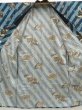Photo7: 5308T12z480 Vintage Japanese Kimono Muslin Men's JUBAN Samurai Dull sea blue (7)