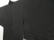 Photo2: 5309T08z290 Vintage Japanese Kimono Silk See through HAORI Flower Black (2)