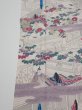 Photo8: 4K04z80  Japanese Kimono Silk  FABRIC Princess Smoky white 63.0x14.0 (8)