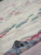 Photo4: 4K06z80  Japanese Kimono Silk  FABRIC Princess Smoky white 62.2x14.0 (4)