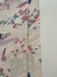 Photo8: 4K06z80  Japanese Kimono Silk  FABRIC Princess Smoky white 62.2x14.0 (8)