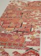 Photo3: 4K01z50  Japanese Kimono Silk  FABRIC House Off-white 39.8x14.2 (3)