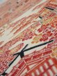 Photo4: 4K02z50  Japanese Kimono Silk  FABRIC House Off-white 39.8x14.4 (4)