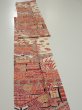 Photo3: 4K09z60  Japanese Kimono Silk  FABRIC House Off-white 81.9x7.5 (3)