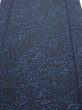 Photo1: 4K04z90  Japanese Kimono Silk  FABRIC Flowers Indigo 62.6x14.8 (1)