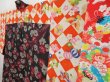 Photo8: 5312T03z380 Vintage Japanese Kimono Silk MEISEN HAORI Plum branch Black (8)