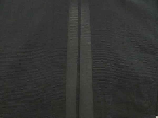 Photo3: 5312T04z330 Vintage Japanese Kimono Silk Men's See through RO HAORI Black (3)