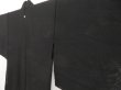 Photo2: 5312T06z280 Vintage Japanese Kimono Silk See through HAORI Boat Black (2)