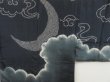 Photo3: 5312T07z470 Vintage Japanese Kimono Silk Men's JUBAN Crescent moon (3)