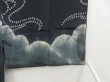 Photo5: 5312T07z470 Vintage Japanese Kimono Silk Men's JUBAN Crescent moon (5)