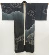 Photo8: 5312T07z470 Vintage Japanese Kimono Silk Men's JUBAN Crescent moon (8)