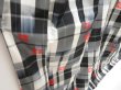 Photo3: 5312T11z800 Vintage Japanese Kimono Silk TSUMUGI Flower Black (3)