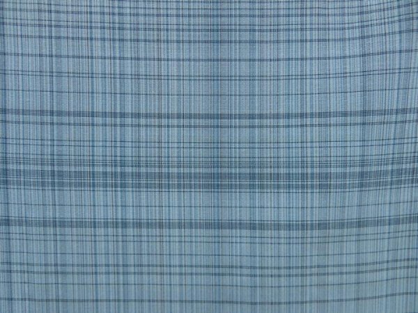 Photo7: 5312T12z830 Vintage Japanese Kimono Silk TSUMUGI  Dull sea blue (7)