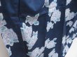 Photo3: 5313T01z420 Vintage Japanese Kimono Cotton YUKATA Hydrangea Navy (3)