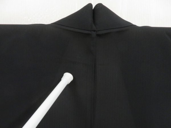 Photo5: 5313T05z310 Vintage Japanese Kimono Silk See through HAORI Bamboo grass (5)