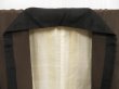 Photo5: 5313T06z410 Vintage Japanese Kimono Silk Men's JUBAN Edo era Dark brown (5)
