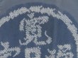 Photo4: 5313T07z540  Japanese Kimono Silk Men's JUBAN Old Japanese Coins Steel blue (4)