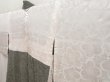 Photo7: 5313T11z500 Vintage Japanese Kimono Silk SHIBORI HAORI Mountain Black (7)