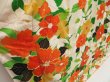 Photo3: 5313T12z1200 Vintage Japanese Kimono Silk FURISODE Flowers Off-white (3)