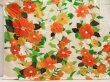 Photo5: 5313T12z1200 Vintage Japanese Kimono Silk FURISODE Flowers Off-white (5)