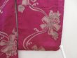 Photo8: 5314T04z450 Antique Japanese Kimono Silk HAORI Flower Dark pink (8)