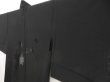 Photo2: 5314T10z290 Vintage Japanese Kimono Silk See through HAORI Maple Black (2)