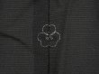 Photo5: 5314T10z290 Vintage Japanese Kimono Silk See through HAORI Maple Black (5)