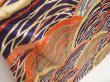 Photo3: 5314T12z1250 Vintage Japanese Kimono Silk FURISODE Bamboo 	Dark lavender (3)