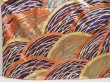 Photo5: 5314T12z1250 Vintage Japanese Kimono Silk FURISODE Bamboo 	Dark lavender (5)