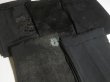 Photo2: GHG1z16  Japanese Kimono Silk BLACK HAORI 25pcs FREE SHIPPING (2)