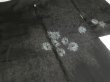 Photo3: GHG1z16  Japanese Kimono Silk BLACK HAORI 25pcs FREE SHIPPING (3)