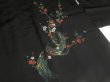 Photo8: GHG1z16  Japanese Kimono Silk BLACK HAORI 25pcs FREE SHIPPING (8)