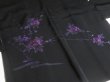 Photo5: GHG2z16  Japanese Kimono Silk BLACK HAORI 25pcs FREE SHIPPING (5)