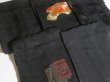 Photo11: GHG2z16  Japanese Kimono Silk BLACK HAORI 25pcs FREE SHIPPING (11)
