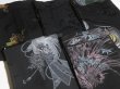 Photo2: GHG3z16  Japanese Kimono Silk BLACK HAORI 25pcs FREE SHIPPING (2)