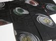 Photo4: GHG3z16  Japanese Kimono Silk BLACK HAORI 25pcs FREE SHIPPING (4)