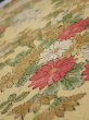 Photo4: 4H01z90  Japanese Kimono Crepe Silk  FABRIC Bird Sulfur yellow 48.4x14.2 (4)