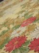 Photo4: 4H03z120  Japanese Kimono Crepe Silk  FABRIC Bird Sulfur yellow 64.6x14.2 (4)