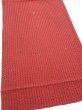 Photo2: 1Y01z60  Japanese Kimono Silk  FABRIC Shibori Red-Brown 42.1x14.4 (2)