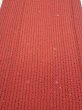 Photo1: 1Y03z100  Japanese Kimono Silk  FABRIC Shibori Red-Brown 67.7x14.6 (1)